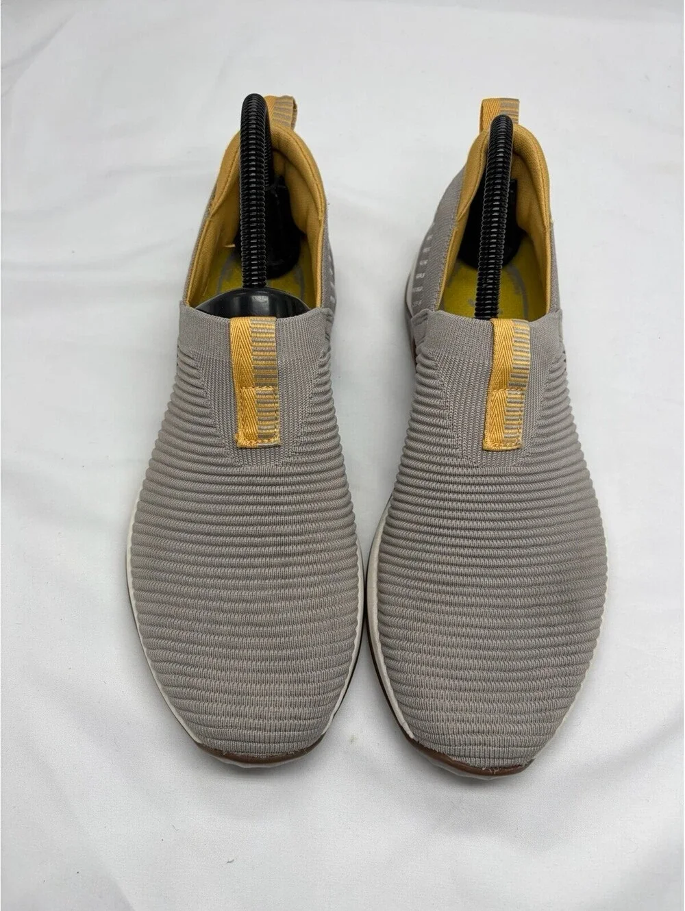 Ryka Echo Knit Slip On Sneakers Comfort Gray Fabric Slip on Womens Size 9.5 M